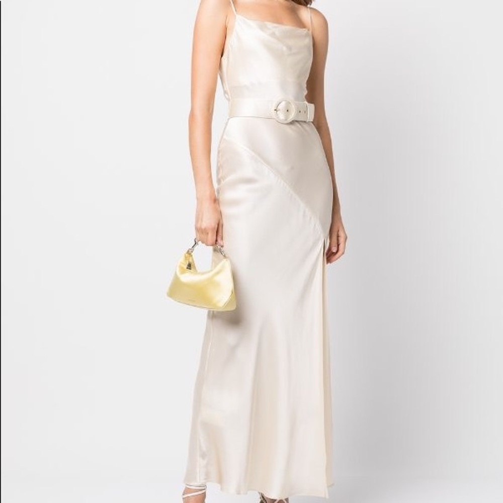 NICHOLOS Simone cowl neck gown